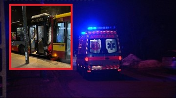 Zderzenie autobusów w Warszawie. Kilka osób w szpitalu