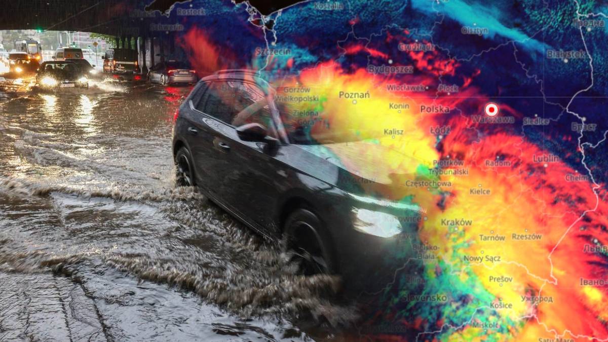 Groźne burze na południu Polski — podtopienia we Wrocławiu, grad i silny wiatr