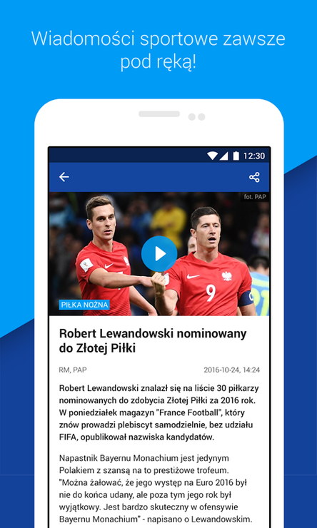 26.11.2017 Aplikacja Polsat Sport