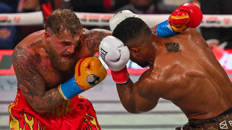 Tak wyglądała walka Anthony Joshua - Jake Paul