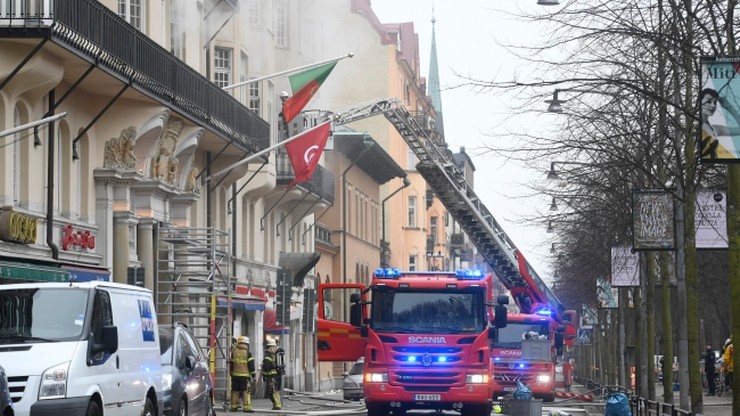 Pożar w ambasadzie Portugalii w Szwecji. Kilkanaście osób poszkodowanych
