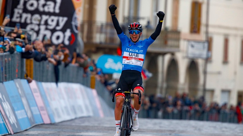 Tadej Pogacar zwycięzcą wyścigu Tirreno-Adriatico
