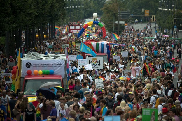 Parada równości w Berlinie
