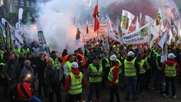 Protest w Katowicach. Związkowcy nie chcą