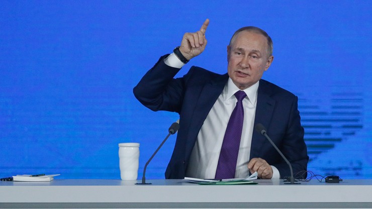 Władimir Putin na dorocznej konferencji prasowej mówił o relacjach z NATO i Ukrainą