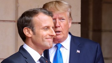 Trump i Macron uczcili pamięć uczestników lądowania w Normandii. "Zawdzięczamy wam naszą wolność"