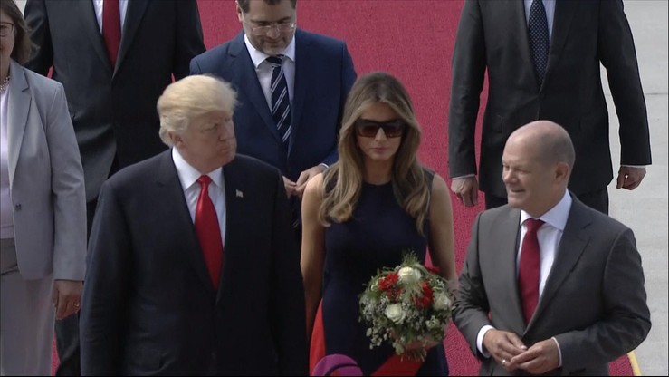 Trump wylądował na lotnisku w Hamburgu. Weźmie udział w szczycie G20
