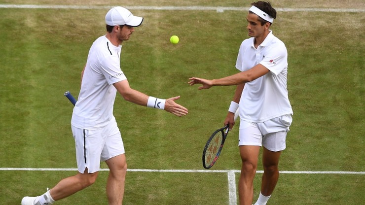 Wimbledon: Murray awansował do drugiej rundy debla