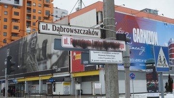 Zdewastowano tablice z nazwą ulicy Lecha Kaczyńskiego w Gdańsku