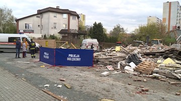 Runęła ściana kamienicy w Toruniu. Nie żyje jedna osoba