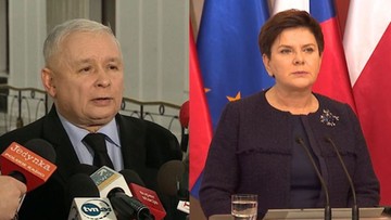 Spotkanie premier Beaty Szydło z Jarosławem Kaczyńskim