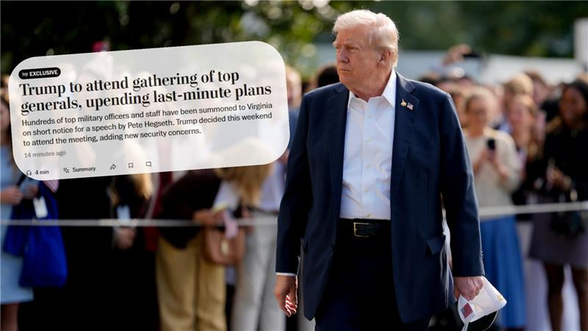 Pentagon wzywa na pilne spotkanie. "WP": Trump weźmie w nim udział