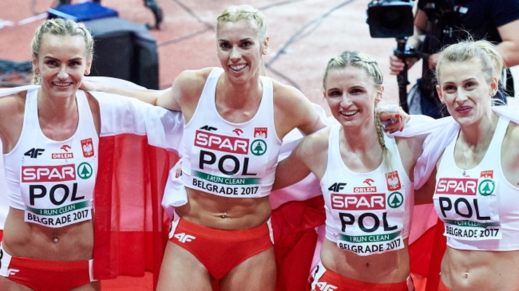 HME Belgrad 2017: Polki mistrzyniami Europy w sztafecie 4x400 m!