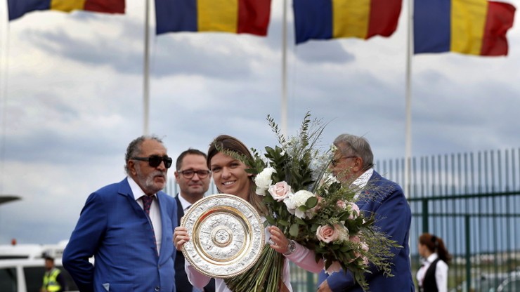 Wimbledon: Halep świętowała w Bukareszcie