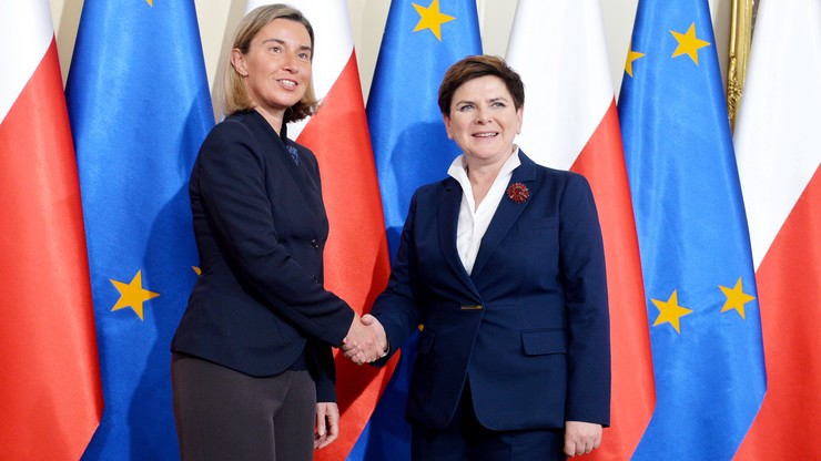 Partnerstwo Wschodnie i ruch bezwizowy z UE. Szydło spotkała się z Mogherinii