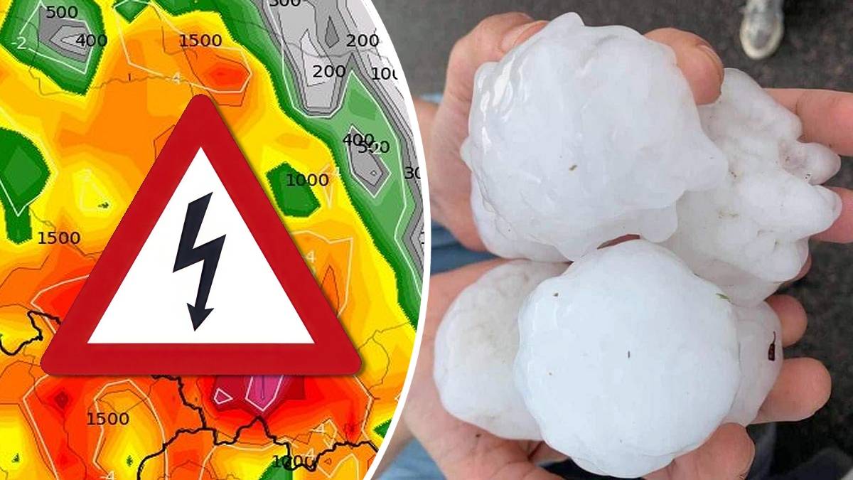 W środę i czwartek możliwe gwałtowne burze. Fot. Wxcharts.com / Pixabay.