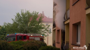Pożar w bloku w Małopolsce. Zginął 90-latek, wśród ciężko rannych małe dziecko