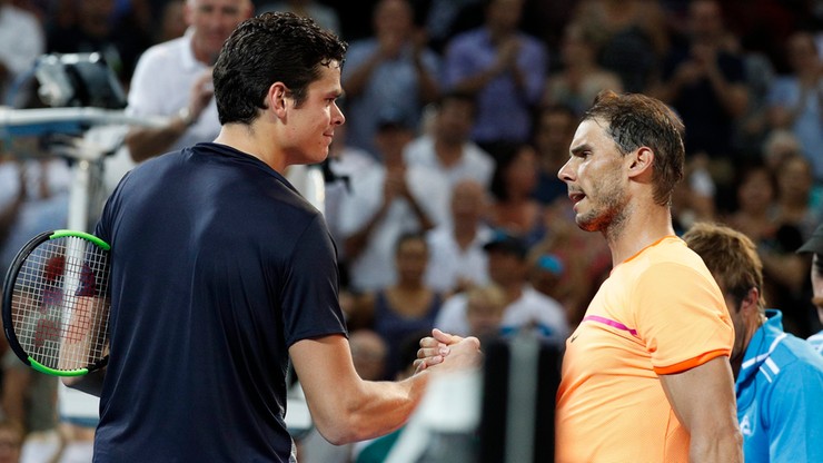 ATP w Brisbane: Raonic pokonał Nadala i jest w półfinale