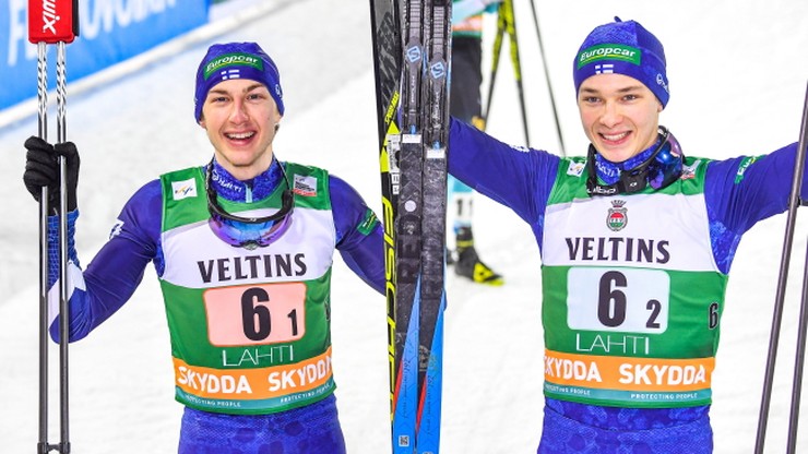PŚ w kombinacji: Finowie wygrali sprint drużynowy w Lahti