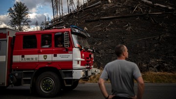 Strażacy opanowali pożar w Czeskiej Szwajcarii