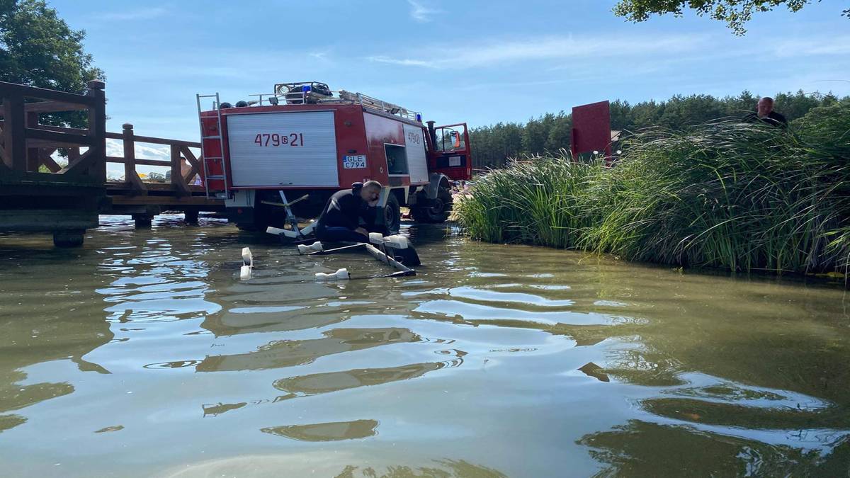 Para wpadła do jeziora w Siemirowicach — oboje zginęli, kobieta była w ciąży