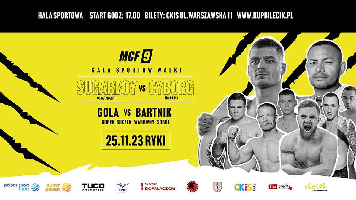 Madness Cage Fighting 9: Ceremonia ważenia. Transmisja TV i stream online