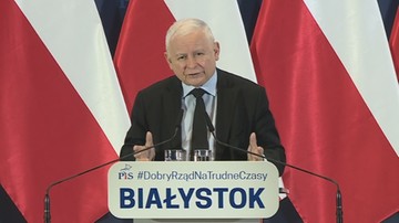 Kaczyński: Nie chcemy Polski, która żyje ze świadczeń społecznych