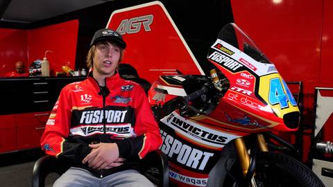 Milan Pawelec i Filip Surowiak po pierwszym dniu treningów na torze w Brnie