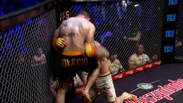 Szymon Kołecki mistrzem Babilon MMA! Co za triumf w walce wieczoru (WIDEO)