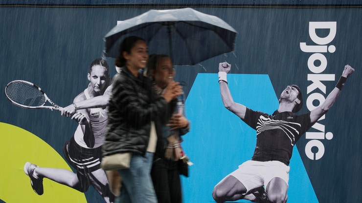 Australian Open: Mecze Polaków opóźnione przez deszcz
