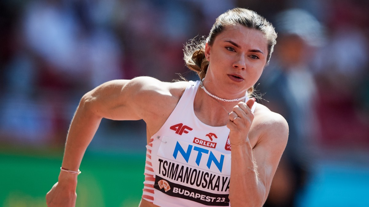 Kryscina Cimanouska z awansem do półfinału biegu na 200 metrów