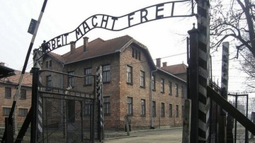 Rozebrali się do naga przed bramą Auschwitz. Zostali skazani na 1,5 roku więzienia