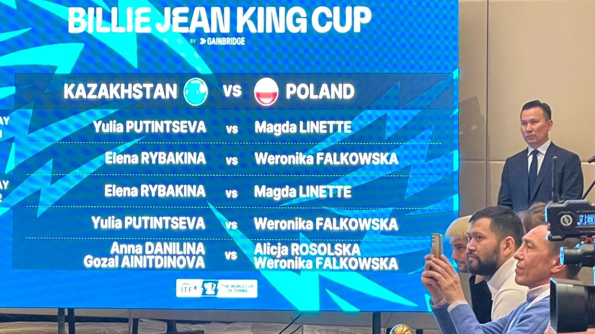 Spotkanie Linette i Putincewy otworzy zmagania w Billie Jean King Cup