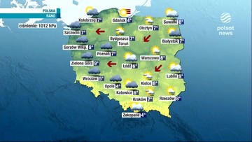 Prognoza pogody - 30 kwietnia, poranek