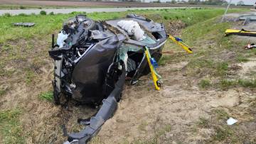 Groźny wypadek pod Inowrocławiem. Są poszkodowani, w tym troje dzieci