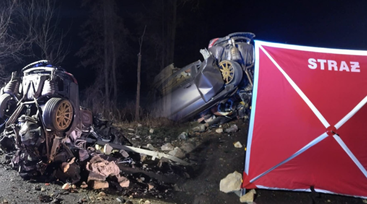 Tragiczny wypadek obok Rawicza. 19-latek wjechał w wiatę autobusową