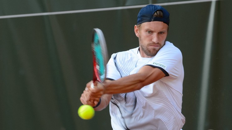 Challenger ATP w Szczecinie: Rajski przegrał w pierwszej rundzie