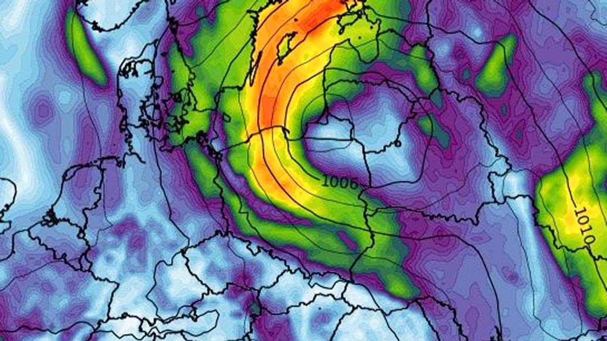 Fatalna pogoda w weekend. Fot. wxcharts.com