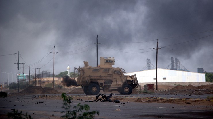 Atak rakietowy rebeliantów Huti na miasto w Arabii Saudyjskiej