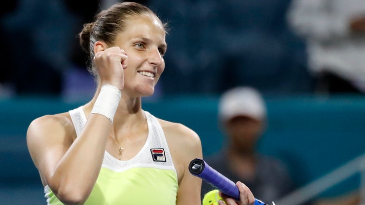 WTA w Miami: Pliskova lepsza od Halep w półfinale