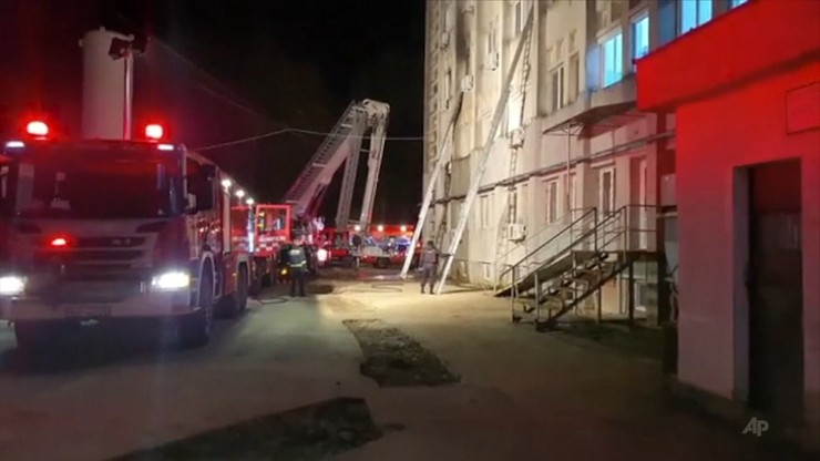 România: un incendiu într-un spital.  covid-19 pacienți au murit