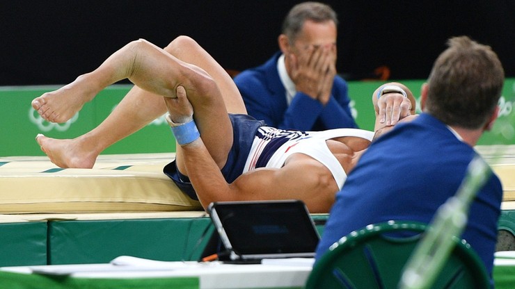Rio2016: złamana noga gimnastyka z Francji