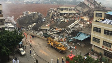 Odnaleziono ciało jednej ofiary osunięcia ziemi w Chinach, 81 zaginionych