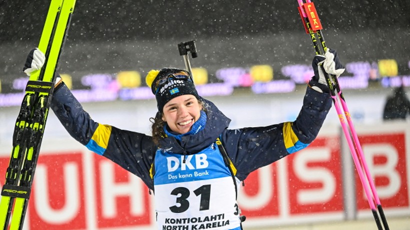 PŚ w biathlonie: Hanna Oeberg najszybsza w Kontiolahti