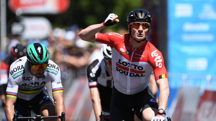 Tour Down Under: Greipel wygrał pierwszy etap, Polacy na końcu stawki