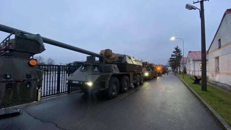 Słowackie wojsko jedzie na Łotwę. Zatrzymają się w Orzyszu