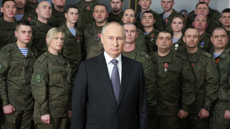 Noworoczne orędzie Putina. ISW: Nie przedstawił planów jak zmienić przebieg wojny z Ukrainą
