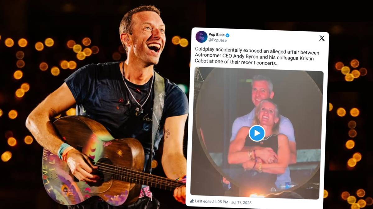 Skandal na koncercie Coldplay. Kamery ujawniły romans dyrektora