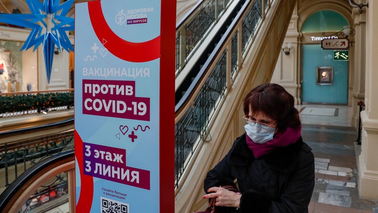 Koronawirus. Zeszłej doby w Rosji zmarło 1239 osób na COVID-19. To dzienny rekord