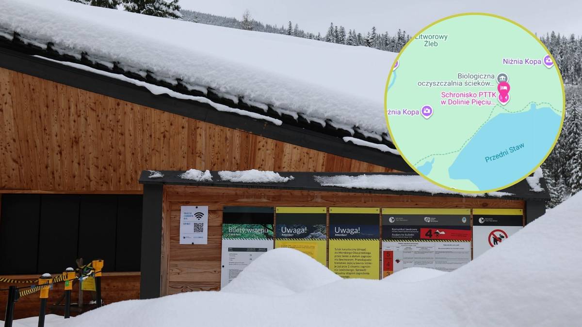 Śnieg odciął schronisko w Dolinie Pięciu Stawów. Turyści uwięzieni